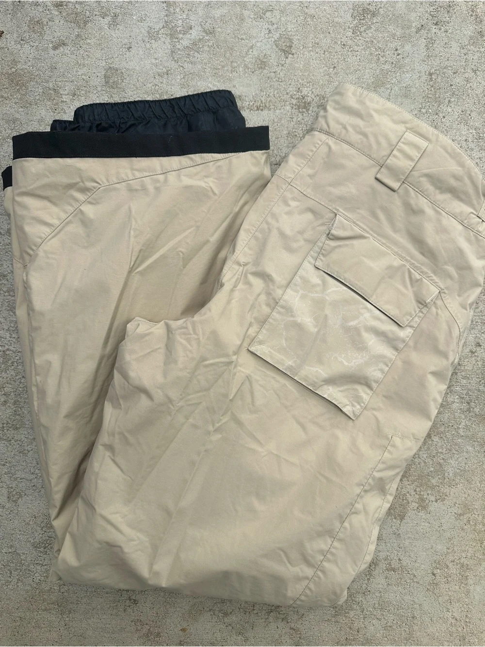 Vtg 1990's Men's M Columbia Convert Khaki Tan Ski Snowboarding Pants Omni-Tech